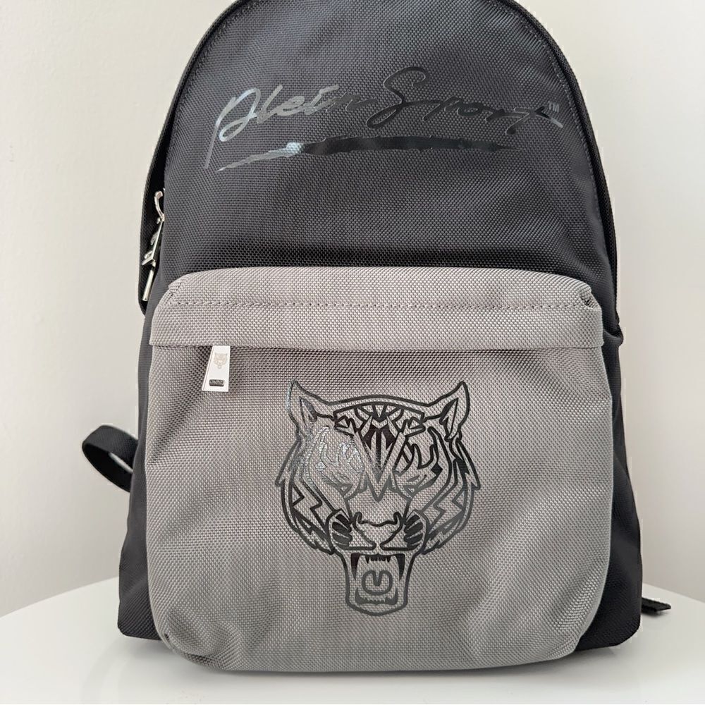 PHILIPP PLEIN SPORT Backpack Grey Black Designer - Picture 6 of 11